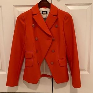JCrew orange blazer size 4